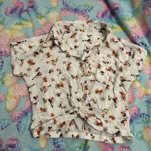 Copper Key Size Small Crop top